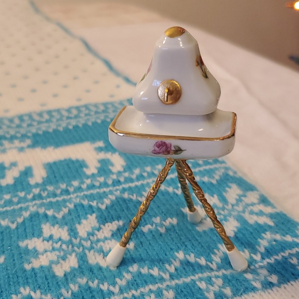 Limoges France Miniature Hand Wash Station